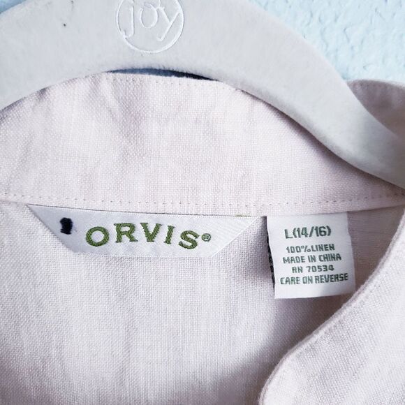 Orvis Cream Linen Jacket - Picture 3 of 6